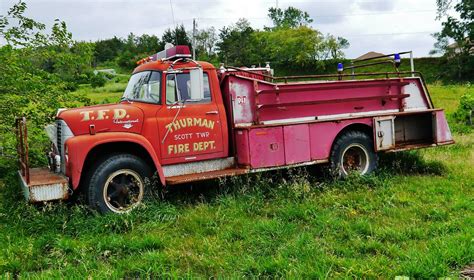 61512 024 Abandoned Fire Truck In Thurman Iowa Steven K Willard