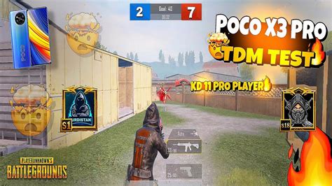 ⚡poco X3 Pro Pubg Test🔥tdm 1vs1🥶smoothextreme🥵kd11 Pro Player Pubg