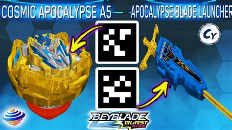 Cosmic Apocalypse Qr Code Apocalypse Blade Launcher Qr Code Zankye Collab Beyblade Burst Rise ...