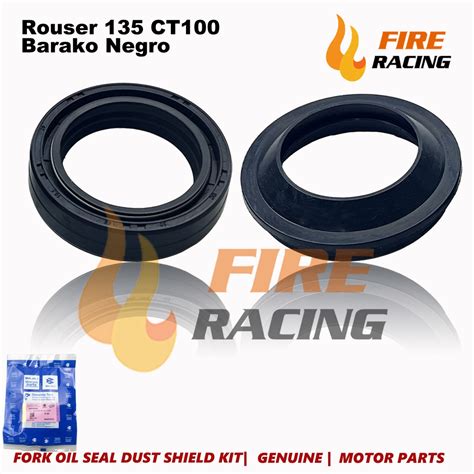 Fork Oil Seal Dust Shield Kit For Rouser Ct Barako Negro