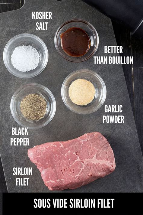Sous Vide Sirloin Filet With Secret Ingredient