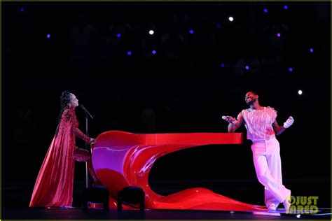 Alicia Keys Joins Usher During Super Bowl 2024 Halftime Show Performs 2 Songs Photo 5013115