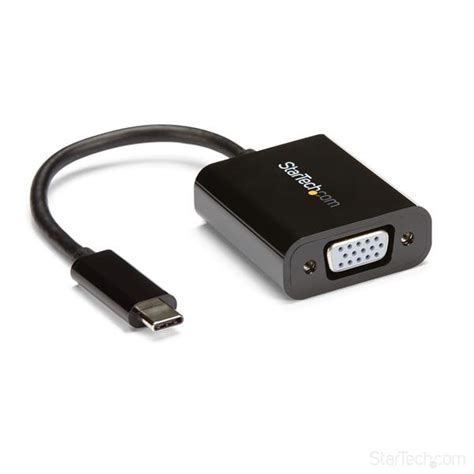 Startech Adaptador De Video Usb C Vga Negro Sedelec