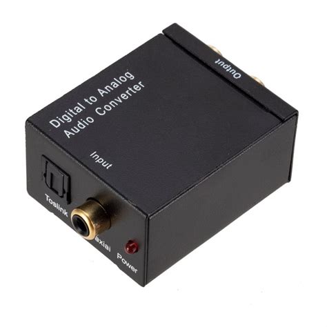 Conversor Audio Digital Analogico Dac Toslink Spdif Coaxial A Rca