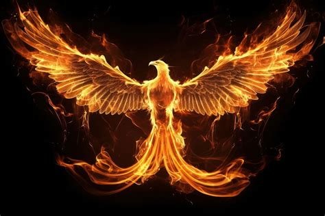 Phoenix fire burning flame. | Premium Photo Illustration - rawpixel