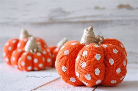 Fabric Pumpkins for Fall Decor