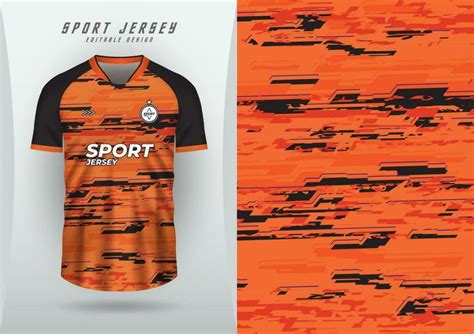 Sports Jersey - Orange and Black