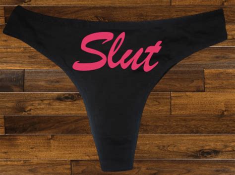 Slut Thong Honeymoon T Gag T Naughty Underwear X Rated Underwear Panties Thong