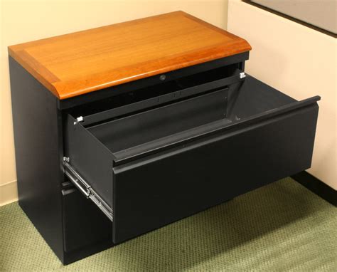 Lateral File Cabinet with Premium Wood Top - Caretta Workspace