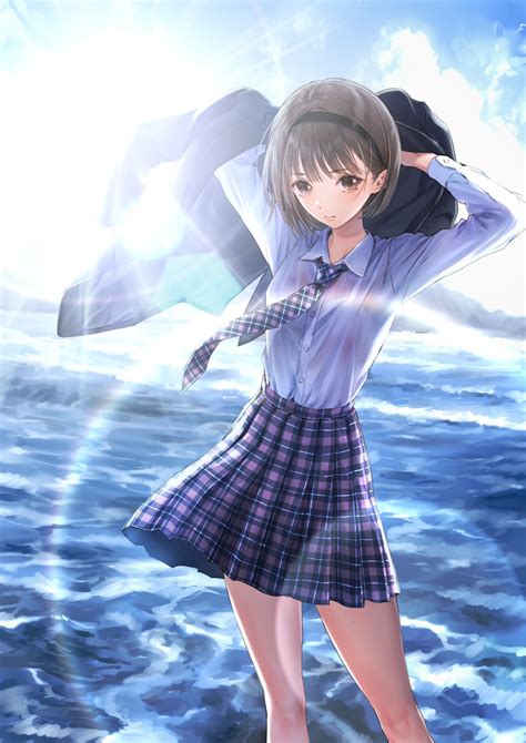 Hoshizaki Ao Blue Reflection And 1 More Drawn By Kishidamel Danbooru