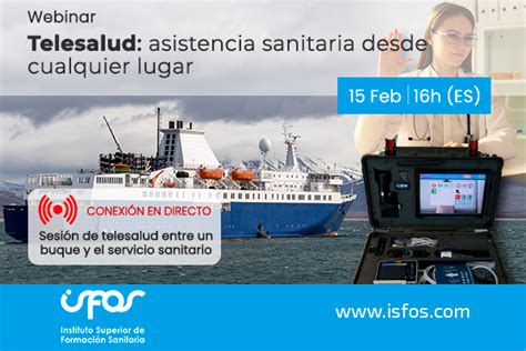 Webinar Isfos Telesalud Asistencia Sanitaria Desde Cualquier Lugar