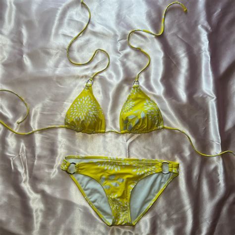 Y K Xhilaration Bikini Stunning Yellow Shade And Depop