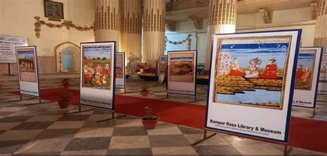 Rampur Raza library holds exhibition of Ramayana manuscripts, paintings