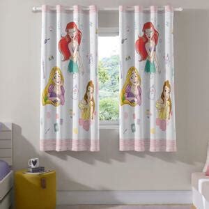 Cortina Quarto Infantil Corta Luz Princesas M X Leroy Merlin