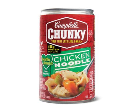 Campbell S Chunky Chicken Noodle Or Healthy Request Chicken Soup ALDI US