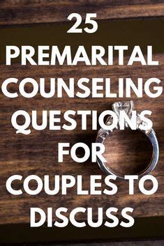 Premarital Counseling Questions Discover The Premarital Counseling