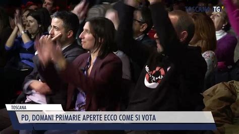 2023 02 25 Toscana Pd Domani Primarie Aperte Ecco Come Si Vota Youtube