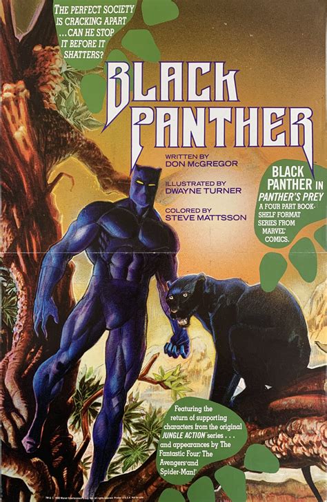 ComicFoil On Twitter Illustrated By Dwayne Turner BLACK PANTHER