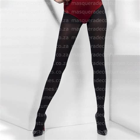 Opaque Tights With Spiders Nude Black Masquerade Costume Hire