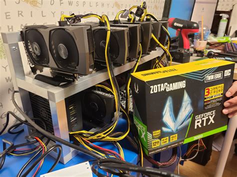 Way Array Of Nvidia Geforce Rtx Used In A Single Mining Rig