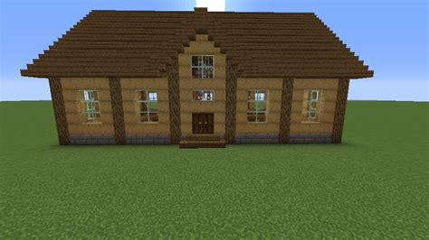 Minecraft Wood House Blueprints