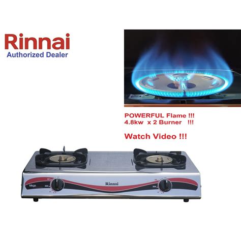 Rinnai RI 522MM RI 522M Table Top Gas Stove Shopee Malaysia