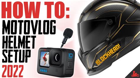 How To Motovlog Helmet Setup 2022 YouTube