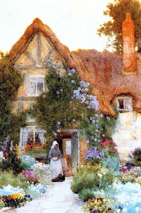 40 Paintings Cottages And Homes Ideas English Cottage Cottage Art