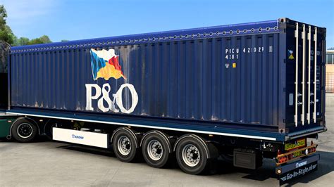 P O Classic Flag Used Livery 40ft Open Top Container Flickr