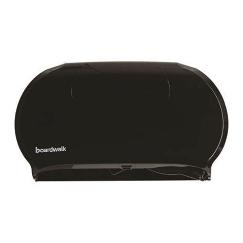 Jumbo Twin Toilet Tissue Dispenser 20 25 X 6 X 12 25 Black