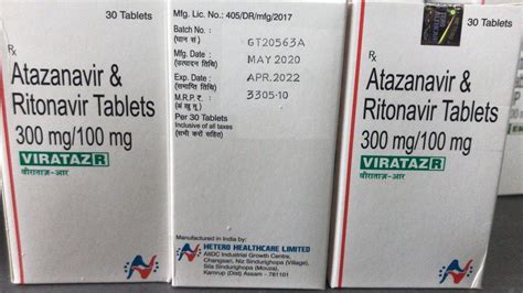 Atazanavir And Ritonavir Tablets Synthivan Latest Price