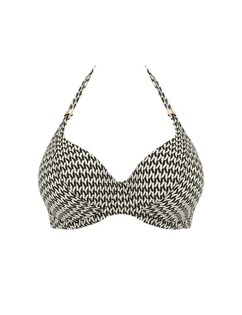 Koh Lipe Printed Wired Halterneck Bikini Top Fantasie Mands