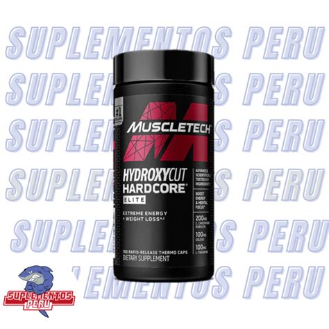 HYDROXYCUT HARDCORE 100CAPS MUSCLETECH Suplementos Perú