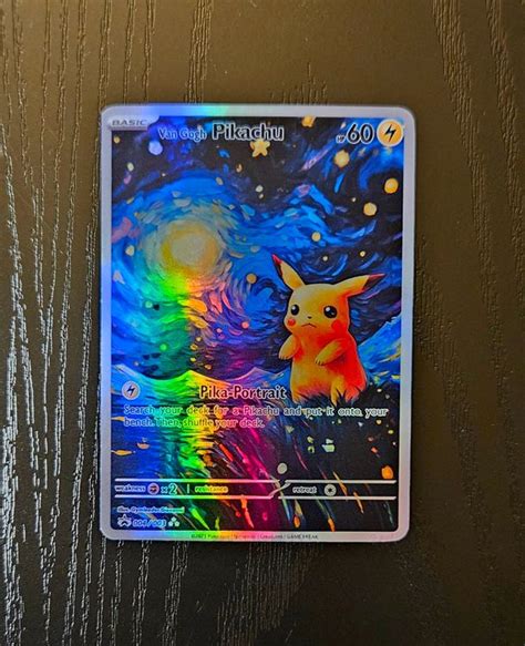 Pikachu Van Gogh Custom Pokémon Karte Kaufen auf Ricardo