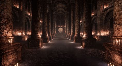 Artstation Fantasy Dungeon Boss Room