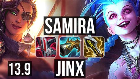 SAMIRA Amumu Vs JINX Jhin ADC 72 Winrate Quadra KR Master