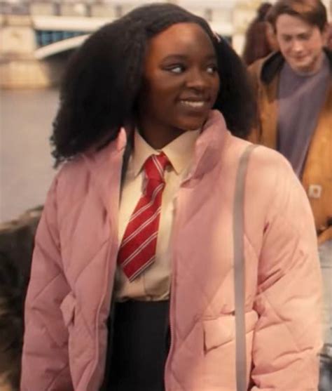 Tara Jones Jacket Corinna Brown Heartstopper Pink Jacket Jackets Expert