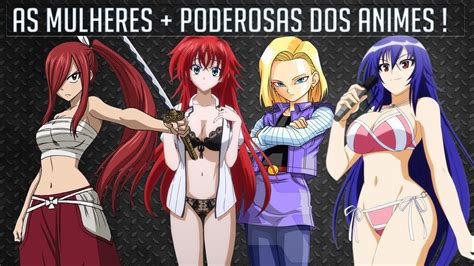 Top 5 As Mulheres Mais Poderosas Dos Animes Youtube