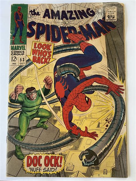 Amazing Spider Man 53 Comic Books Silver Age Marvel Spider Man