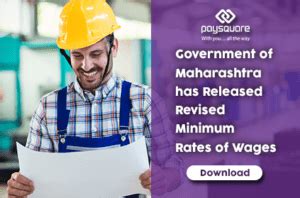 Government Of Maharashtra Has Released Revised Minimum Rates Of Wages