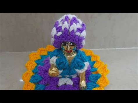 1 No Laddu Gopal Winter Cap Laddu Gopal Ki Cap Crochet Hat For Kanha