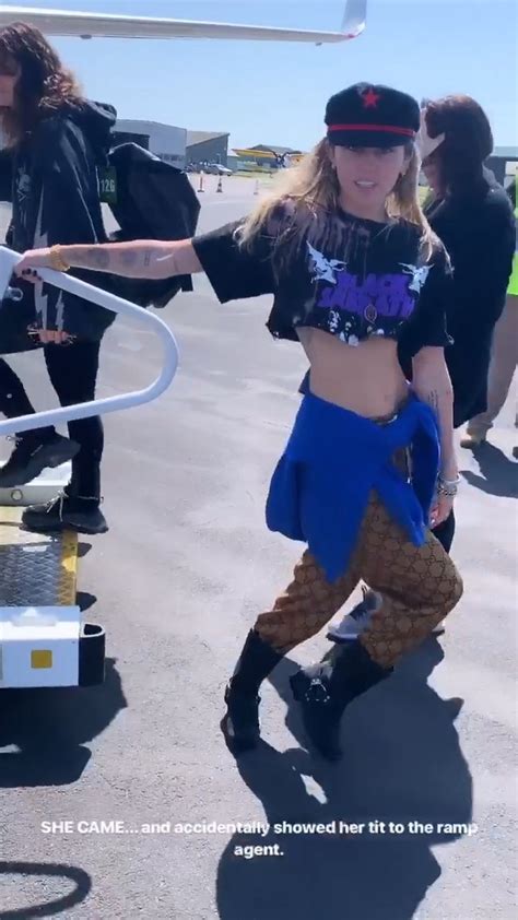 Miley Cyrus Sexy Braless Breast Slip Video Hot Celebs Home