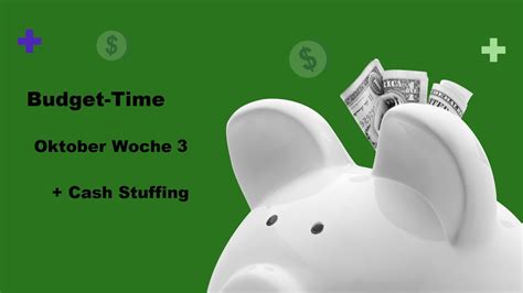 Wochenabschluss Oktober Woche 3 Cash Stuffing Woche 4 Budgeting