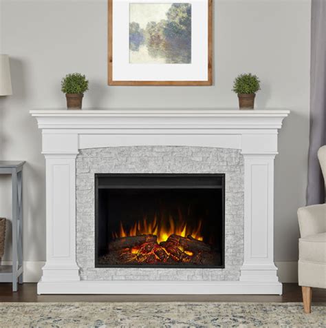 Large Stone Electric Fireplace – Mriya.net