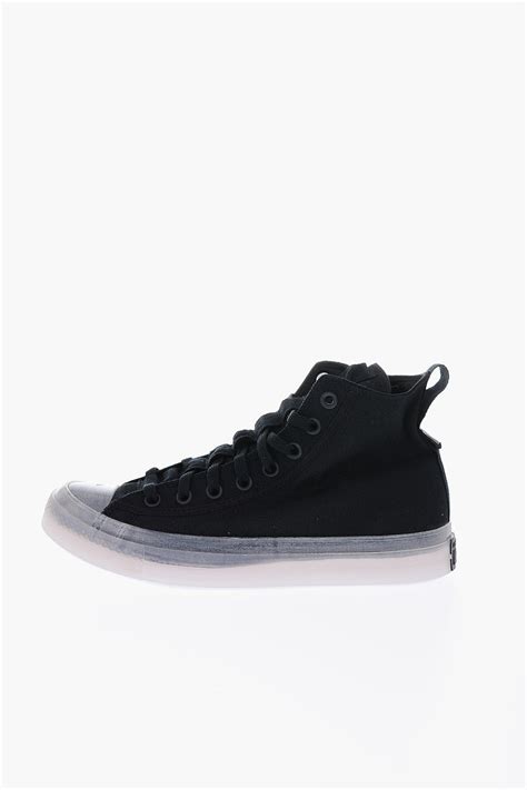 Converse ALL STAR CHUCK TAYLOR solid color fabric sneakers men ...