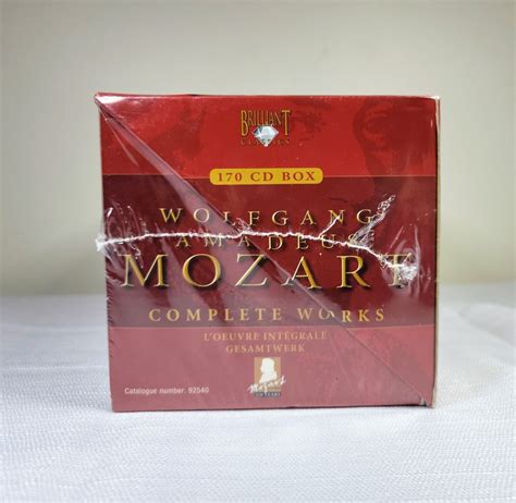 Wolfgang Amadeus Mozart Cd Box Set Complete Works Factory Sealed