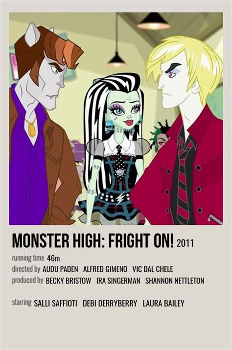 monster high: fright on | Monster high, Movie posters minimalist, Monster