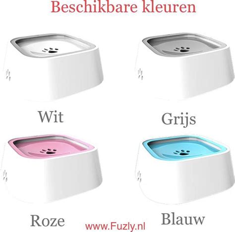 Fuzly Drinkbak Voor Honden Waterbak Anti Knoei Verminderd