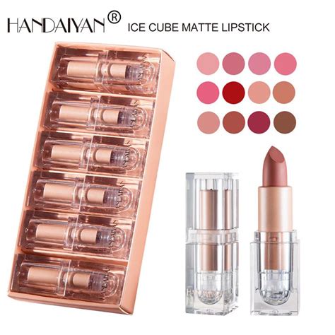 Buy Handaiyan 6pcs Matte Lipstick Set Nude Sexy Color Lip Make Up Long