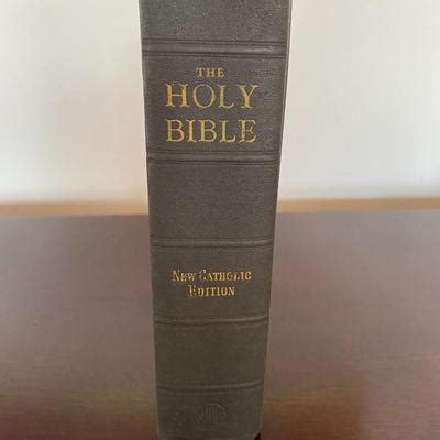 New Catholic Edition Of The Holy Bible Estatesales Org